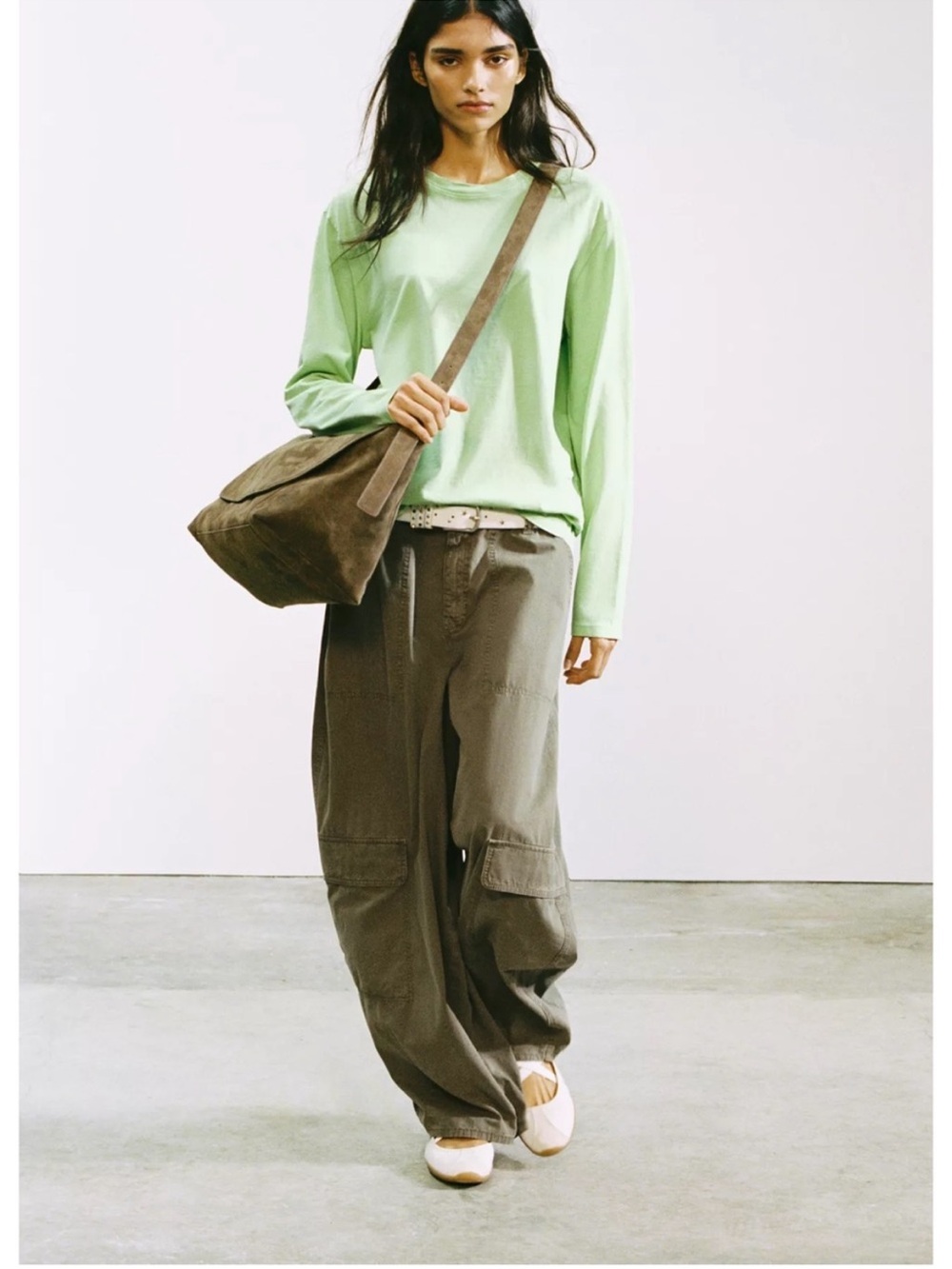 NWT zara oversized cargo pants